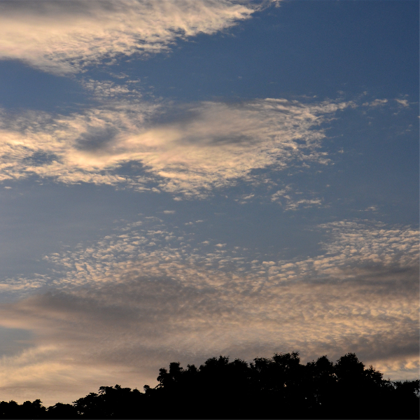 西の空